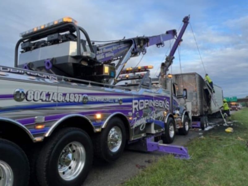 I-95 heavy towing
